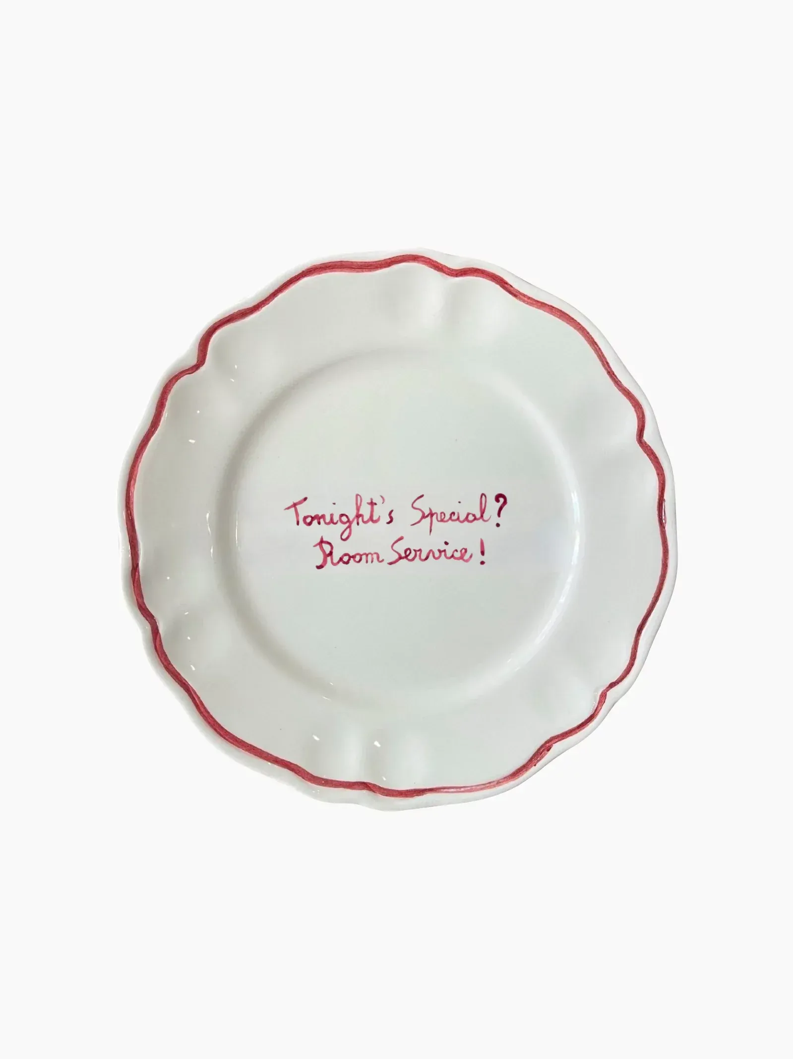 Tonight's Special? Room Service! Plate Set