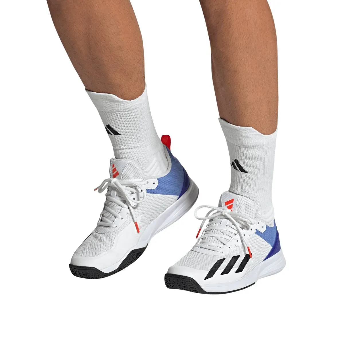 adidas Courtflash Speed Men's Tennis Shoe (White/Black) - Image 9