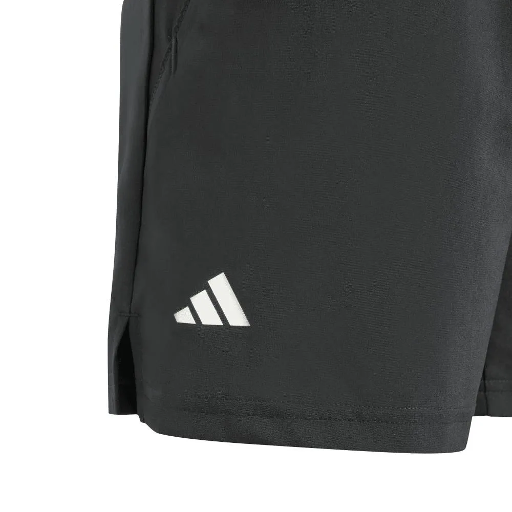 adidas Boy's Club 3 Stripe Short (Black) - Image 3