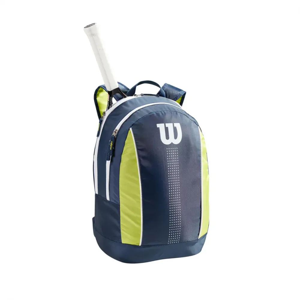 Wilson Junior Racquet Backpack (Navy/White/Green) - Image 2